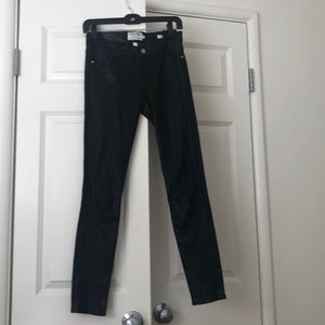 Black Frame Le Skinny De Jeanne Leather Pants